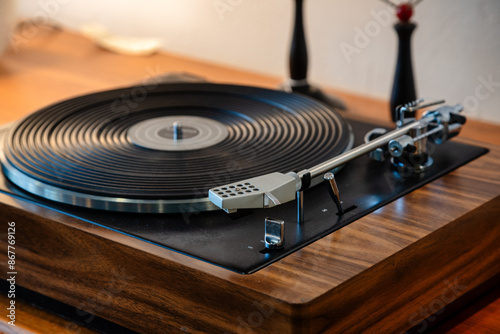 old vinyl record player