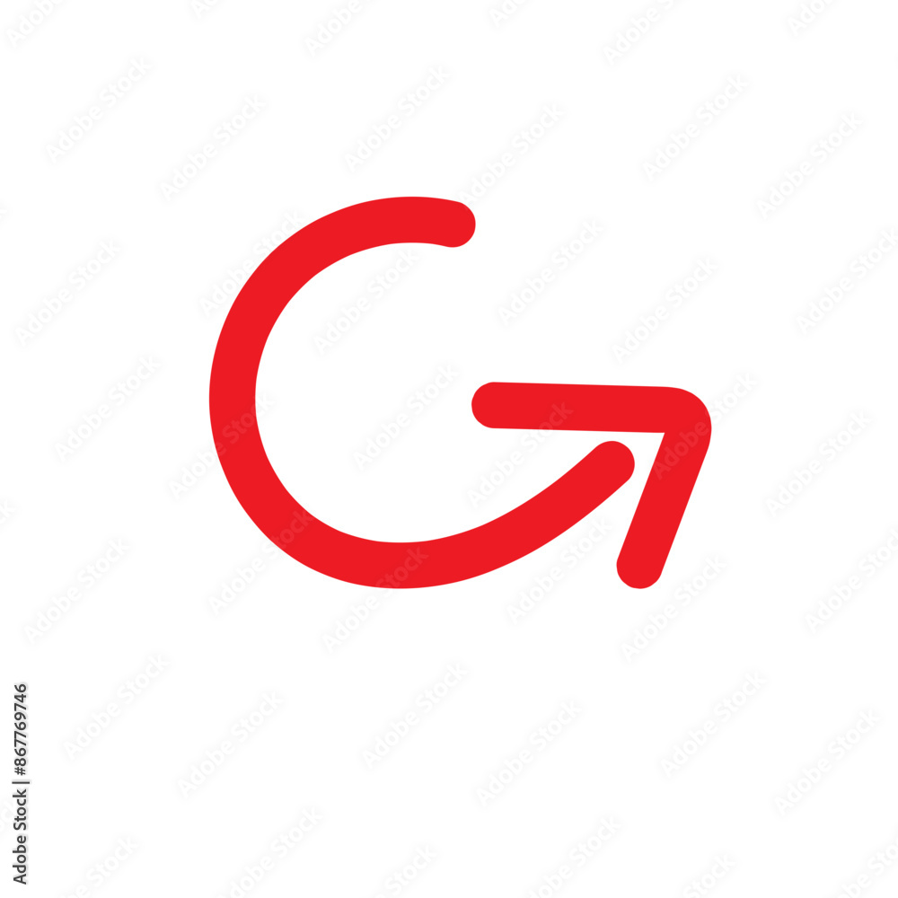 Red Hand drawn arrow icon. Arrow sketch graphic design for education and business use. Red Hand drawn arrow icon. Arrow sketch graphic design for education and business use.