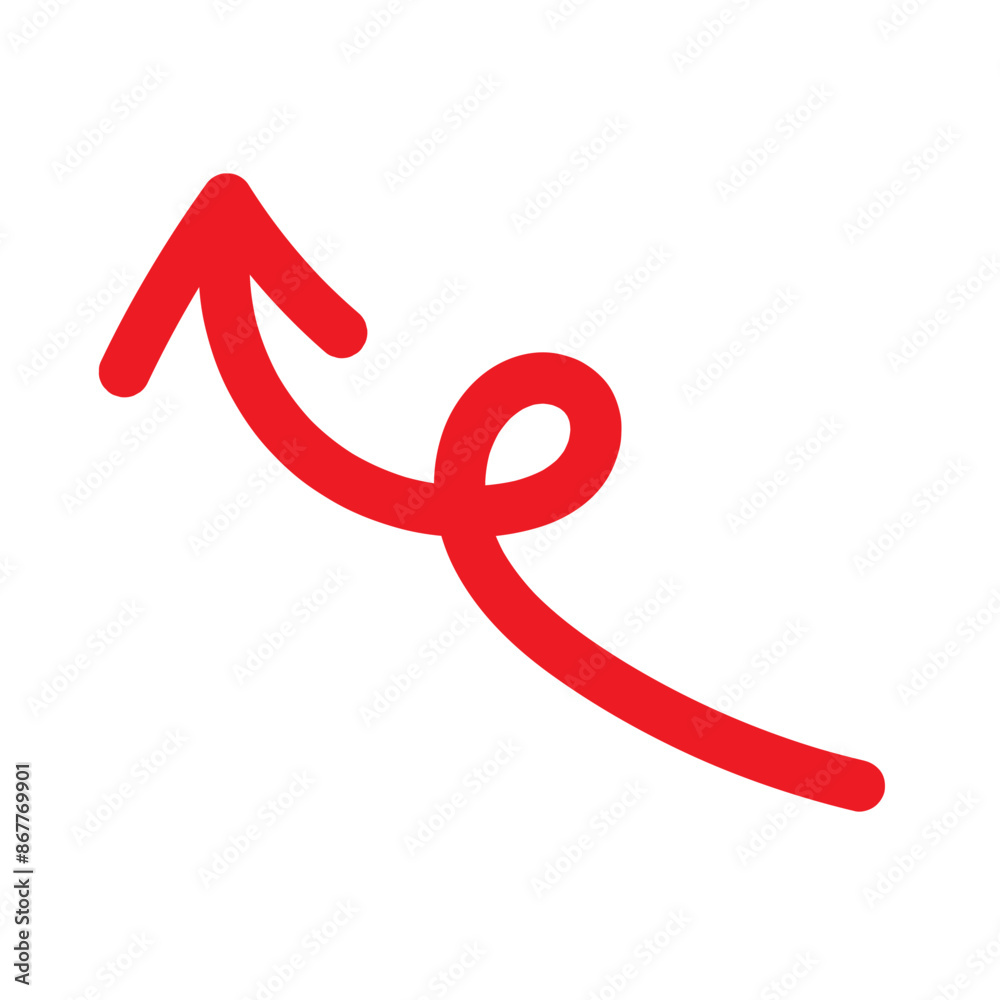 Red Hand drawn arrow icon. Arrow sketch graphic design for education and business use. Red Hand drawn arrow icon. Arrow sketch graphic design for education and business use.