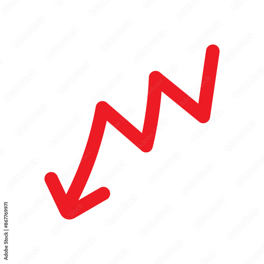 Red Hand drawn arrow icon. Arrow sketch graphic design for education and business use. Red Hand drawn arrow icon. Arrow sketch graphic design for education and business use.