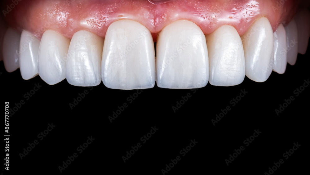 Fototapeta premium ceramic crowns and veneers bl3 color