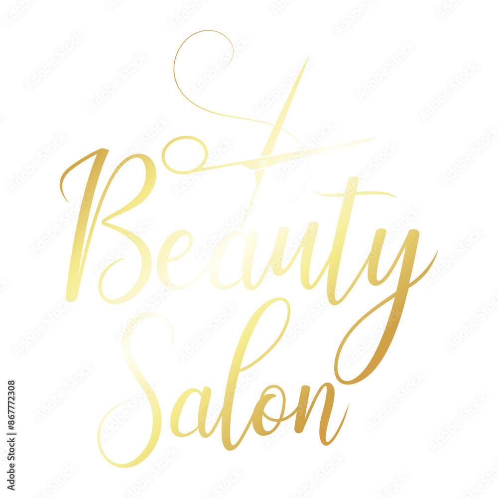 Beauty salon sign and hair salon unique design Beauty salon sign and hair salon unique design