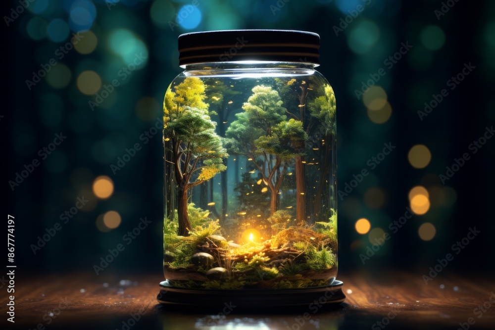 Enchanted Forest in a Jar Enchanted Forest in a Jar