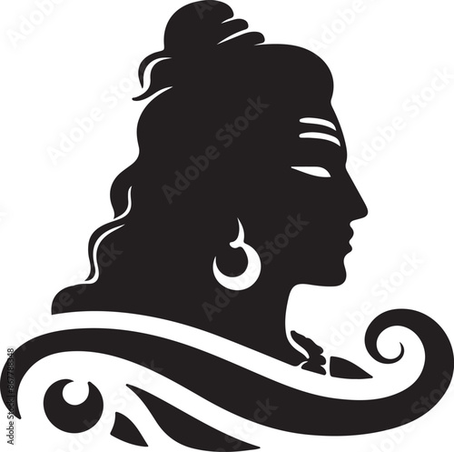 Majestic Lord Shiva Vector 