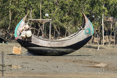 Traditional Bangladeshi boats Inani Cox's Bazar Bangladesh