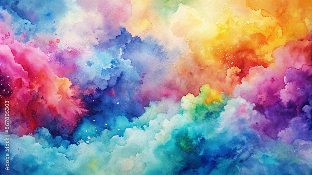Abstract watercolor background. Generative Ai Abstract watercolor background. Generative Ai