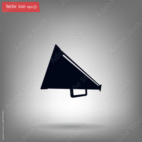 Vector illustration, gray background.