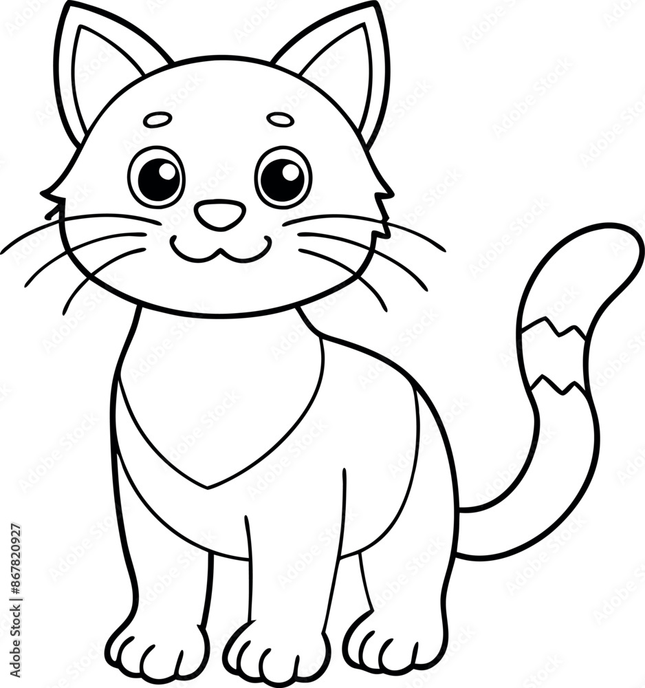 A cute cat with a smile on its face A cute cat with a smile on its face
