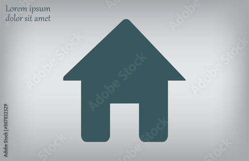 Vector illustration, gray background.