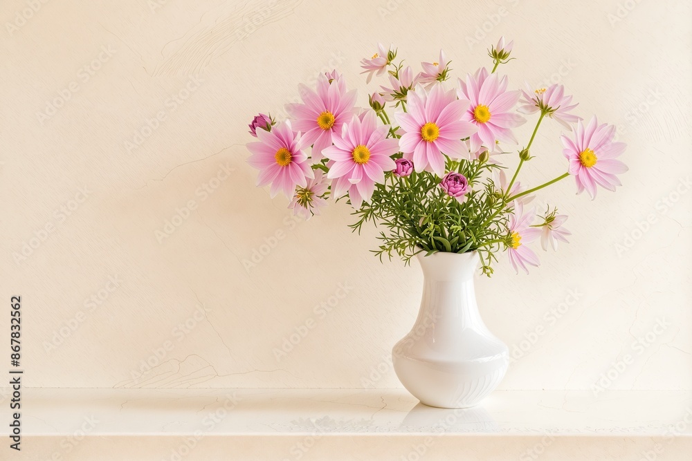 bouquet of pink flowers in vase bouquet of pink flowers in vase