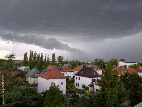 storm over the city