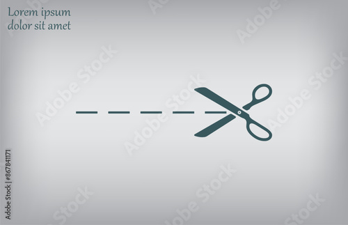 Vector illustration, gray background.