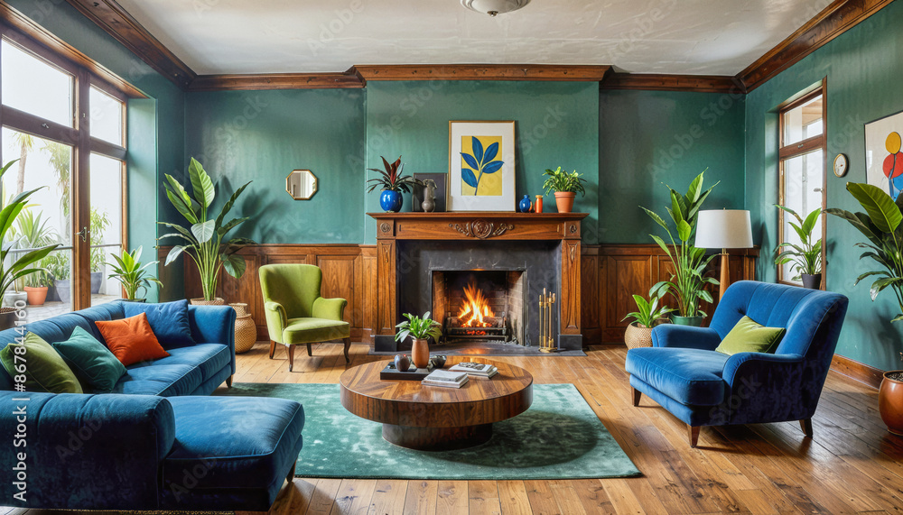 A beautiful photo of a modern contemporary apartment living room A beautiful photo of a modern contemporary apartment living room
