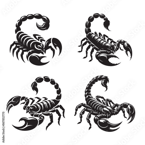 Scorpion vector silhouette