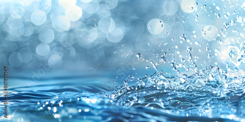 Close-up of pure water