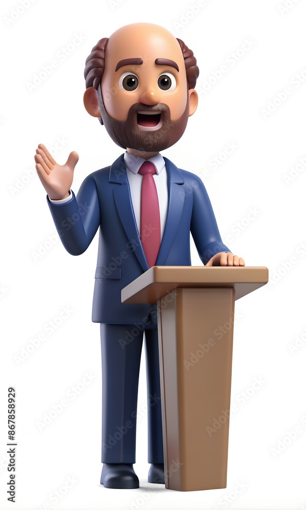 Professional 3D Businessman Mascot in a Suit - Corporate Character for Business Branding and Marketing Professional 3D Businessman Mascot in a Suit - Corporate Character for Business Branding and Marketing