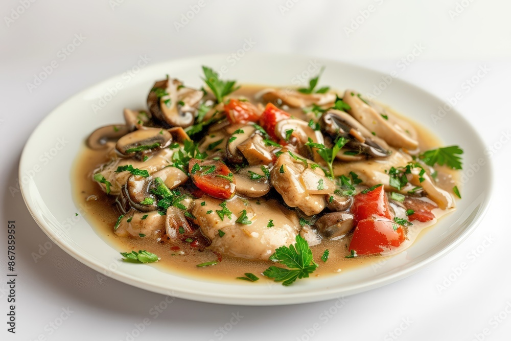Authentic French Chasseur Sauce with Mushrooms and Butter Authentic French Chasseur Sauce with Mushrooms and Butter