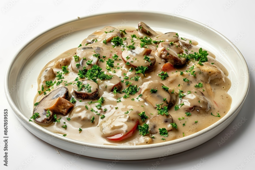 Homemade Chasseur Sauce with Meaty Mushrooms and Tomatoes