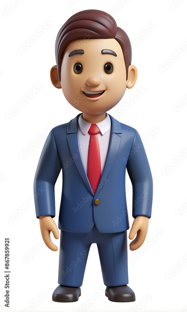 Professional 3D Businessman Mascot in a Suit - Corporate Character for Business Branding and Marketing Professional 3D Businessman Mascot in a Suit - Corporate Character for Business Branding and Marketing