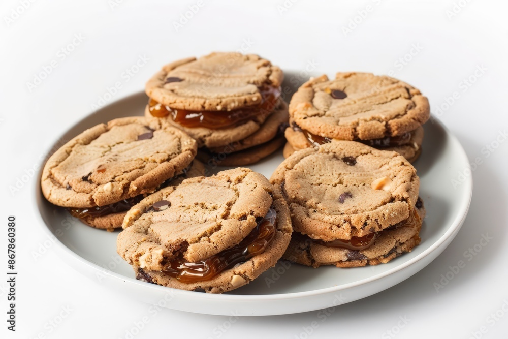 Delectable Hazelnut Apricot Chocolate Chip Cookie Sandwiches Delectable Hazelnut Apricot Chocolate Chip Cookie Sandwiches