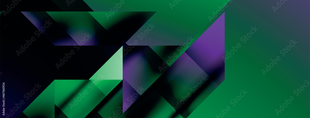 Vivid abstraction unfolds. Triangles in seamless harmony, composing dynamic geometric backdrop. Interplay of angles and hues forms captivating tapestry, evoking modernity and artistic allure Vivid abstraction unfolds. Triangles in seamless harmony, composing dynamic geometric backdrop. Interplay of angles and hues forms captivating tapestry, evoking modernity and artistic allure