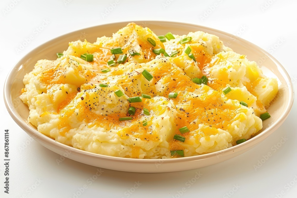 Velvety Mashed Potato Bake with Campbells® Cheddar Cheese Soup Velvety Mashed Potato Bake with Campbells® Cheddar Cheese Soup