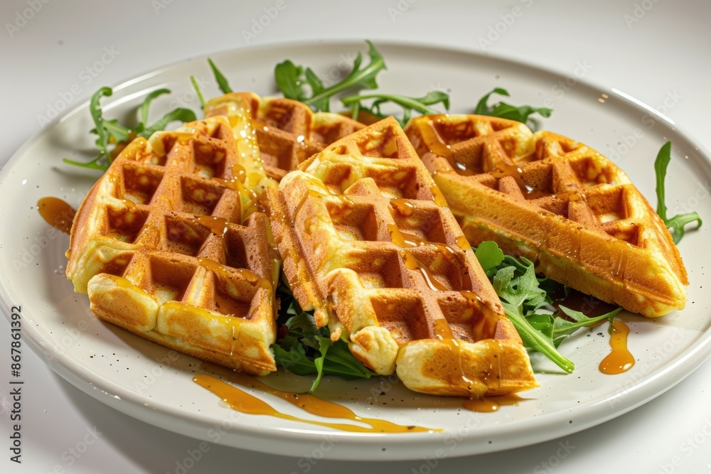 Cheddar and Bacon Cornmeal Waffle Sandwiches with Maple Mustard Cheddar and Bacon Cornmeal Waffle Sandwiches with Maple Mustard