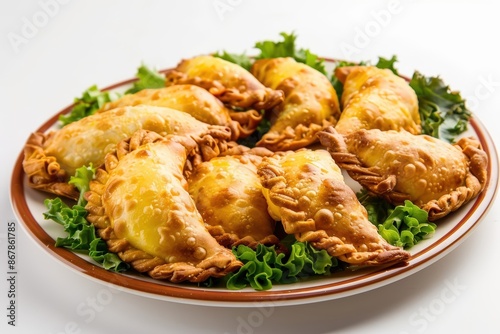 Golden-Hued Mozzarella Cheese Empanadas