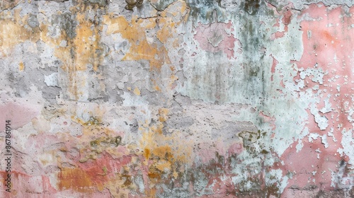 Latin American rough grunge wall texture