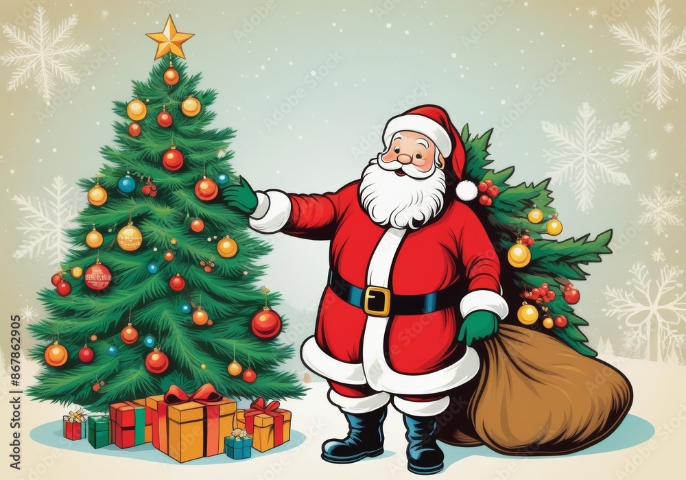 Festive Greetings with Santa Claus Festive Greetings with Santa Claus