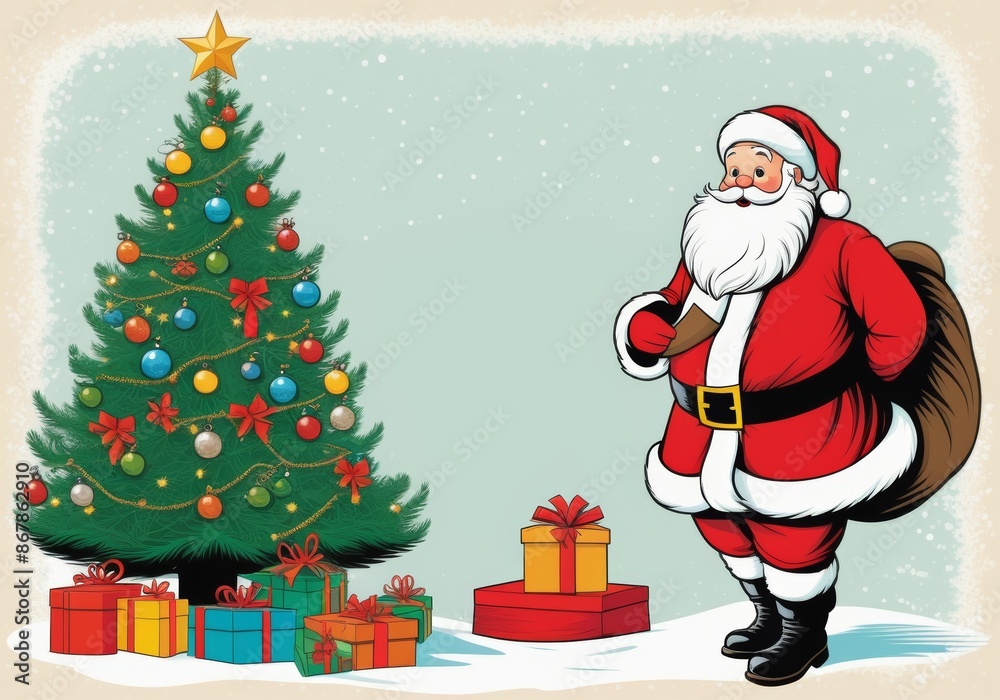 Festive Greetings with Santa Claus Festive Greetings with Santa Claus