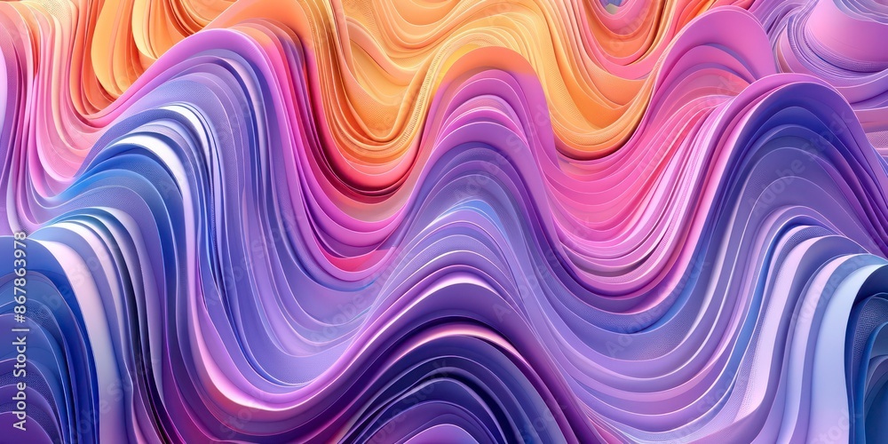 Fototapeta premium Different Color Abstract Backgrounds - AI Generated