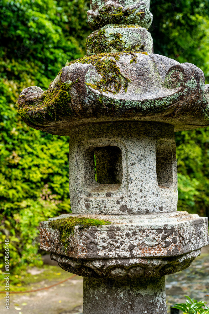 A stone lantern (