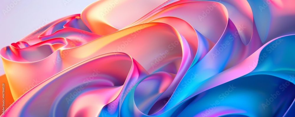Abstract colorful silky waves Abstract colorful silky waves