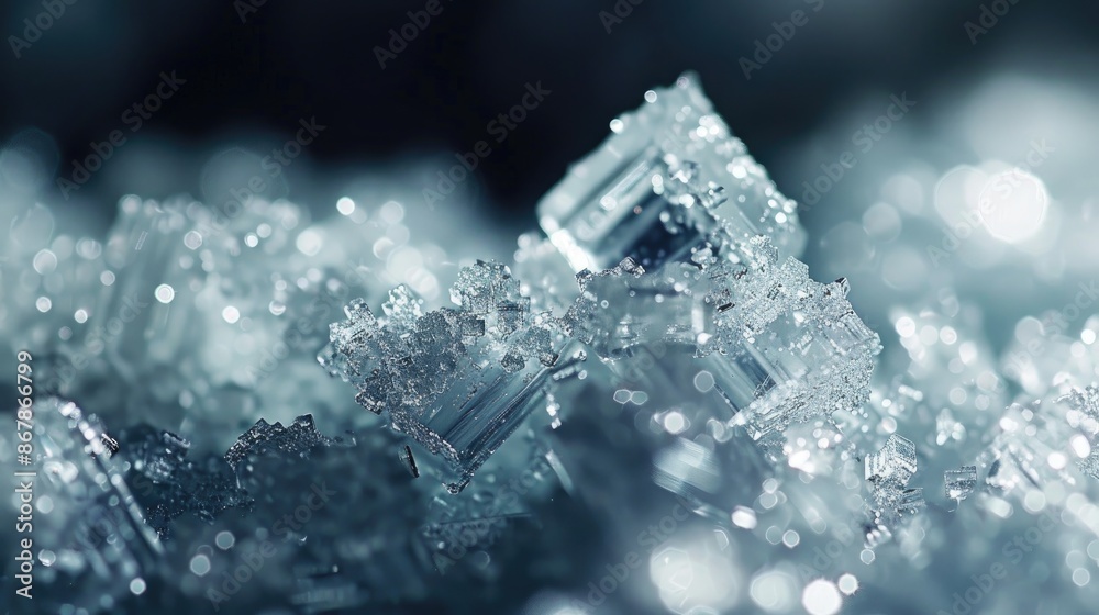 Diabetes depicted by sugar crystals Diabetes depicted by sugar crystals