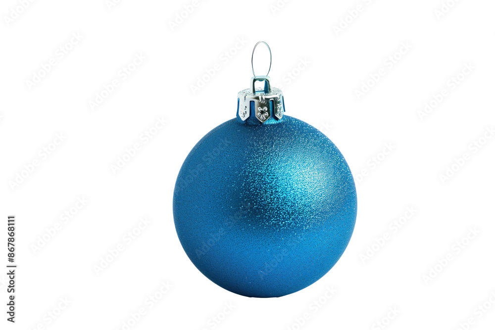 Blue textured Christmas tree ornament Blue textured Christmas tree ornament