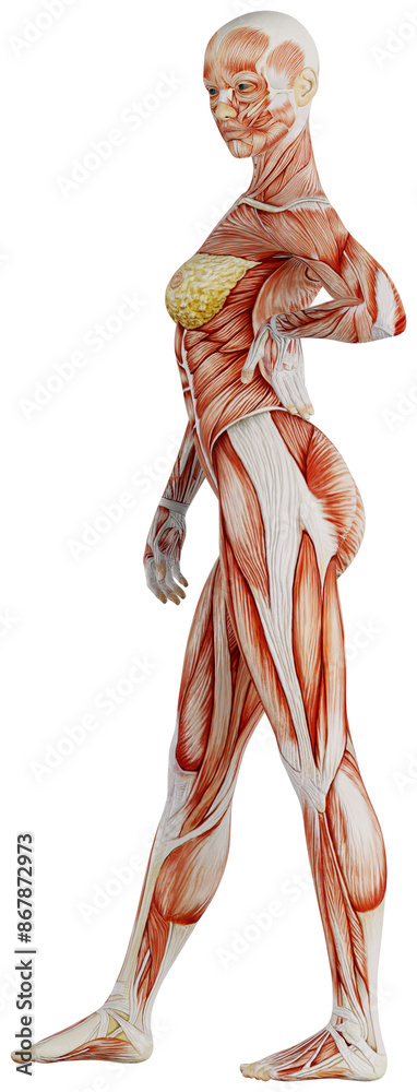 female muscle body exercise person with transparent background female muscle body exercise person with transparent background