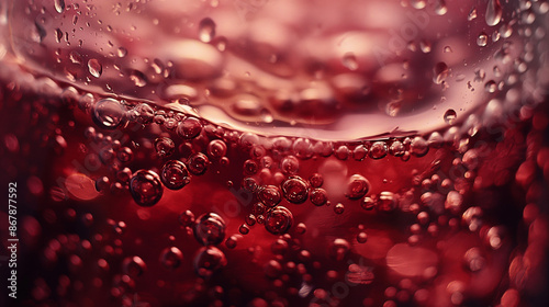 Obraz na płótnie Red wine drops