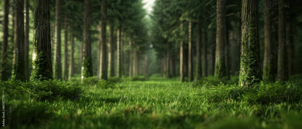 Immerse yourself in the unadulterated serenity of an empty wood Immerse yourself in the unadulterated serenity of an empty wood