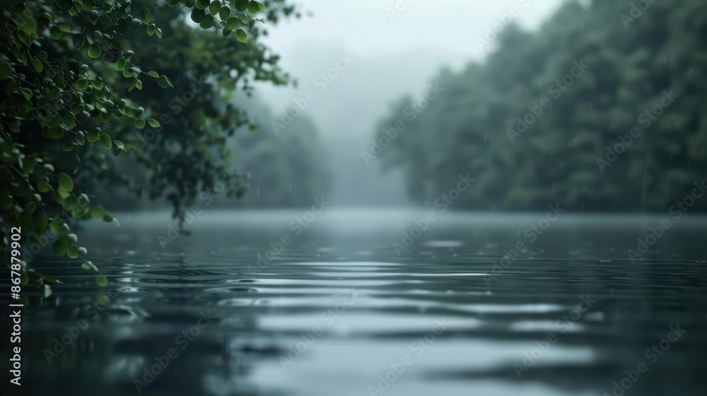 Unwind amidst the tranquility of an empty wood, taking in the picturesque spectacle of a mesmerizing landscape view that captivates the senses with copy space for reflection Unwind amidst the tranquility of an empty wood, taking in the picturesque spectacle of a mesmerizing landscape view that captivates the senses with copy space for reflection