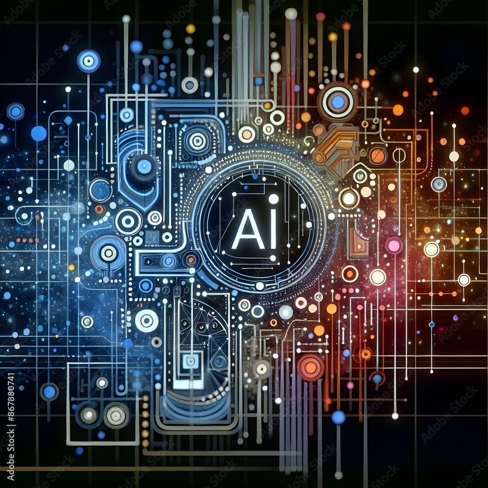 AI tech innovation concept: The future of business is AI, but it's not here yet, Generative ai. AI tech innovation concept: The future of business is AI, but it's not here yet, Generative ai.