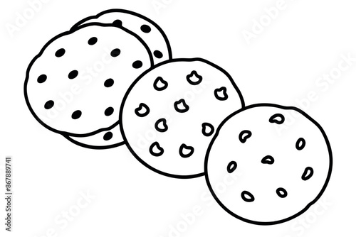 Chocolate Chip line art demonstrating clean and elegant lines