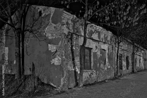 Old abandoned factory. Stara opuszczona fabryka. photo