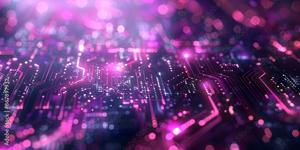 a abstract purple technology background a abstract purple technology background