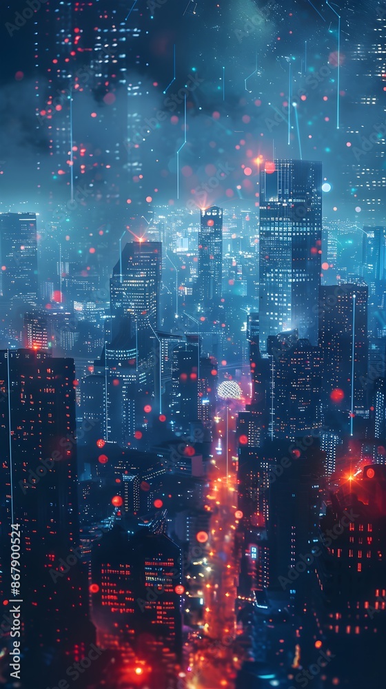 smart city artificial intelligence technology background smart city artificial intelligence technology background