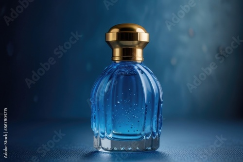 a bottle of perfume mockup