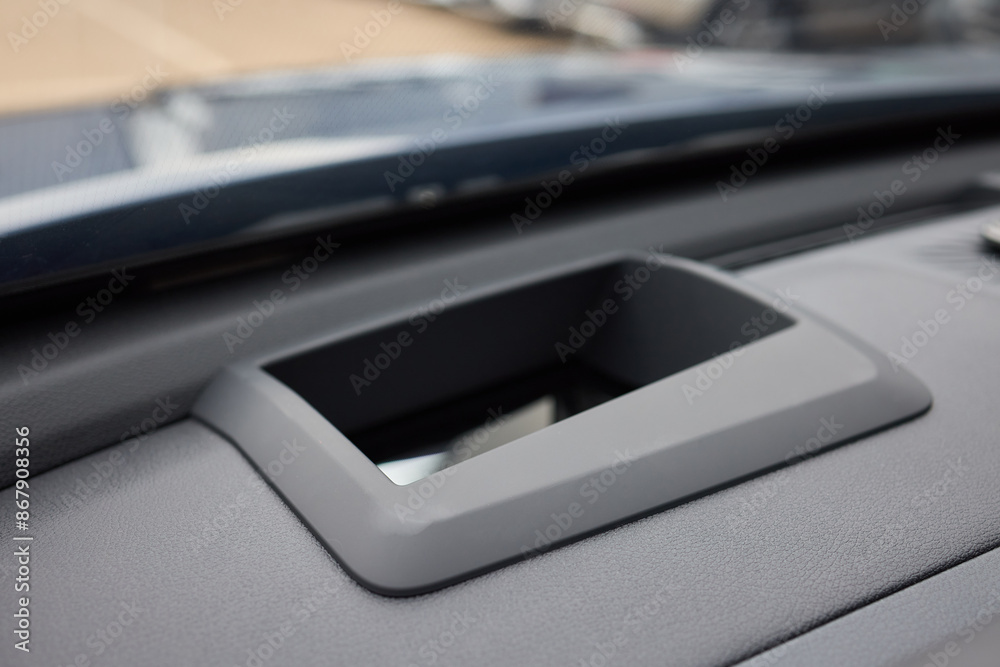 Explore the intricate details of an automobiles dashboard design and console features Projection on the Windshield Explore the intricate details of an automobiles dashboard design and console features Projection on the Windshield