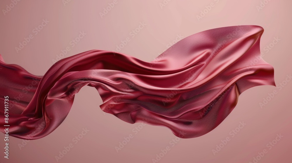 Soft background with flowing cloth for product presentation. Luxury 3D render advertisement, perfect for event jewelry mockup and copy space. Soft background with flowing cloth for product presentation. Luxury 3D render advertisement, perfect for event jewelry mockup and copy space.
