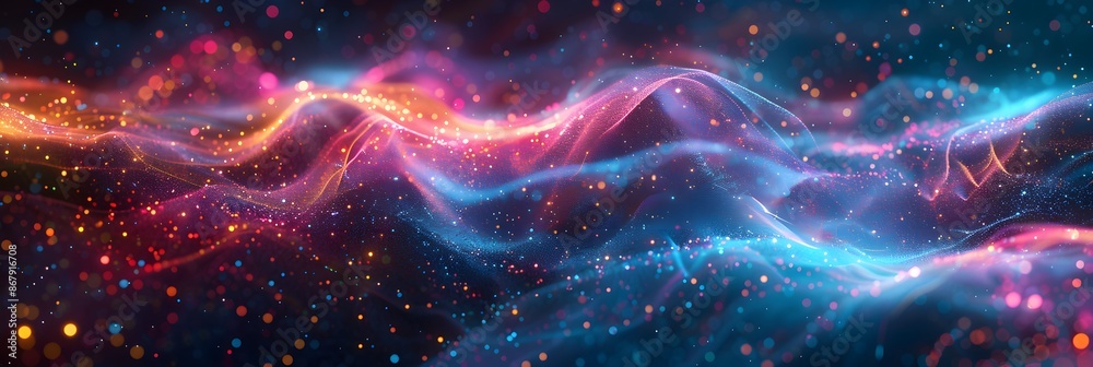 Abstract digital background. Can be used for technological processes, neural networks and AI, digital storages, sound and graphic forms, science, education, etc. Abstract digital background. Can be used for technological processes, neural networks and AI, digital storages, sound and graphic forms, science, education, etc.
