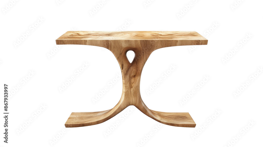 Obraz premium Console table isolated on a transparent background